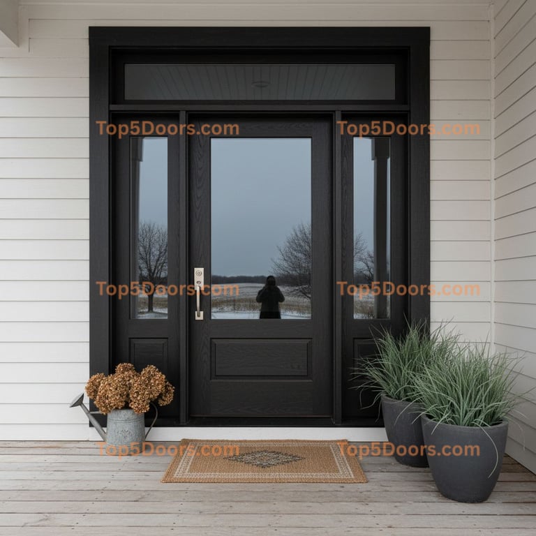 North Dakota front entry door victorian Door