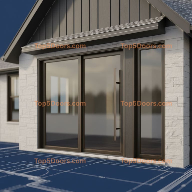 North Dakota patio sliding door victorian Door