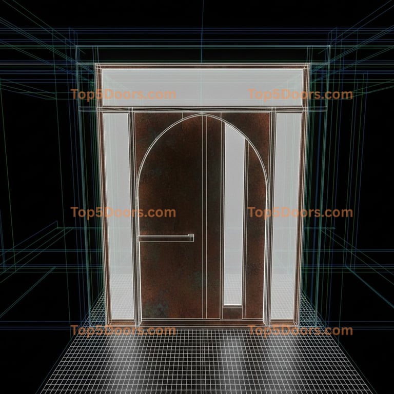 North Dakota pivot scandinavian Door