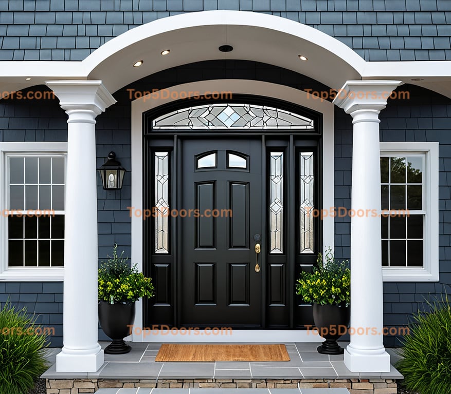 North Dakota solid panel coastal Door