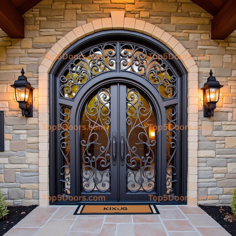 North Dakota wine cellar door french provincial Door