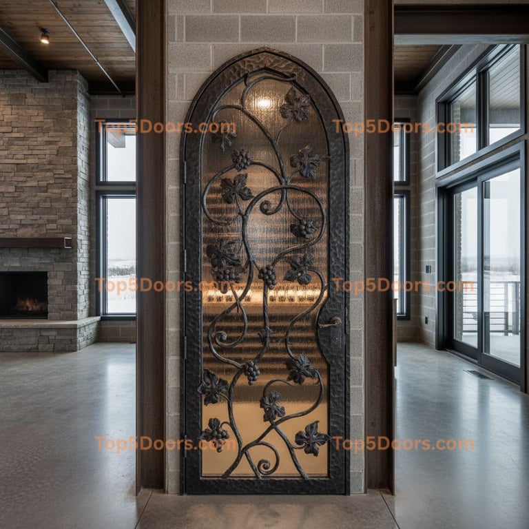 North Dakota wine cellar door industrial Door