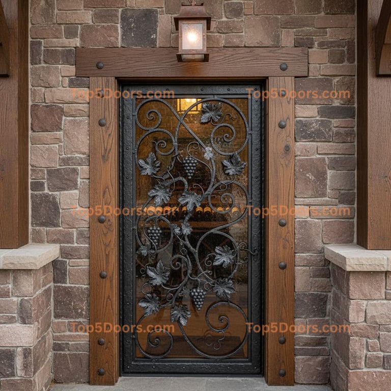 North Dakota wine cellar door craftsman Door