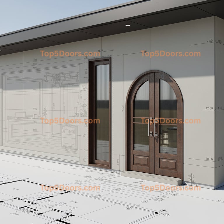 North Dakota wrought iron barn door japanese zen Door