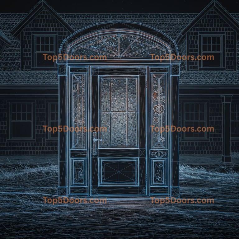 North Dakota wrought iron barn door cape cod Door