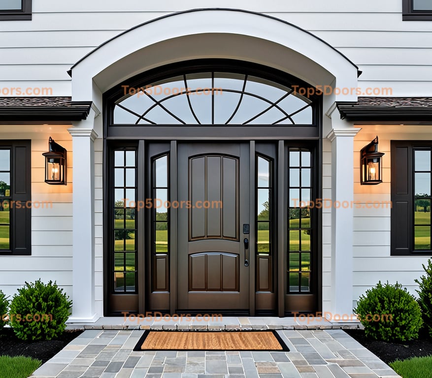 Ohio arched single modern Door
