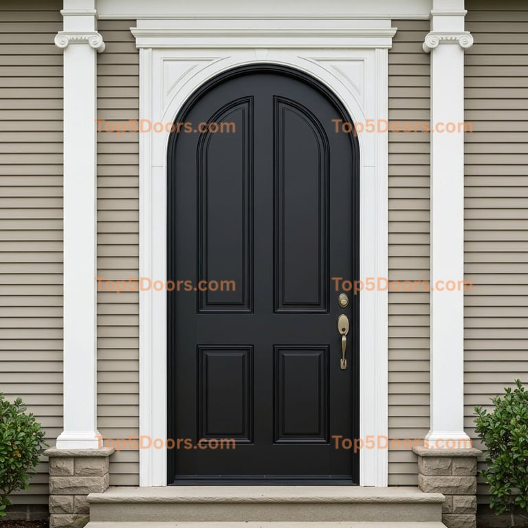 Ohio arched single victorian Door