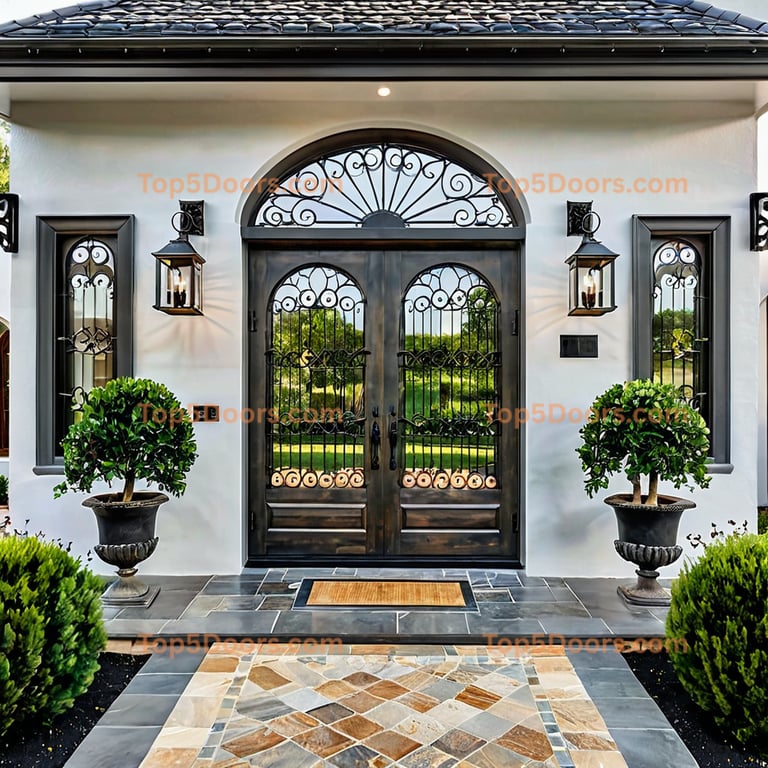 Ohio patio door spanish colonial Door