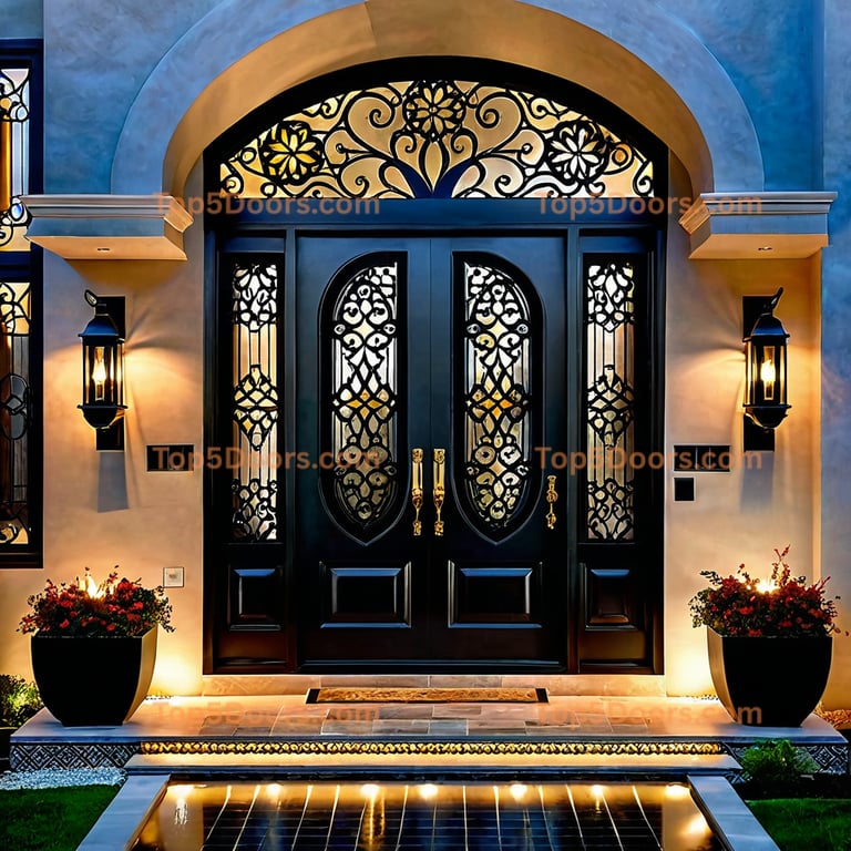 Top Front Door Design Trends for High-End Homes in 2025