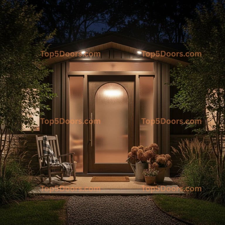 Ohio pivot mid-century modern Door