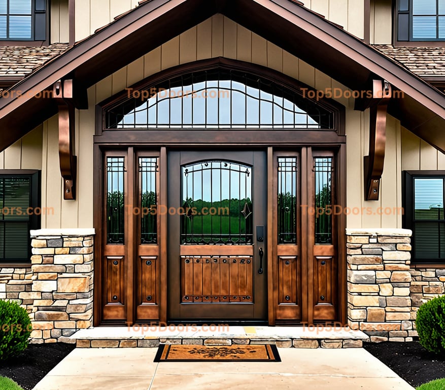 Ohio solid panel mountain lodge Door