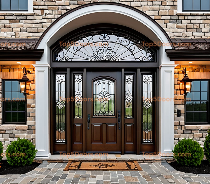 Ohio steel frame georgian Door