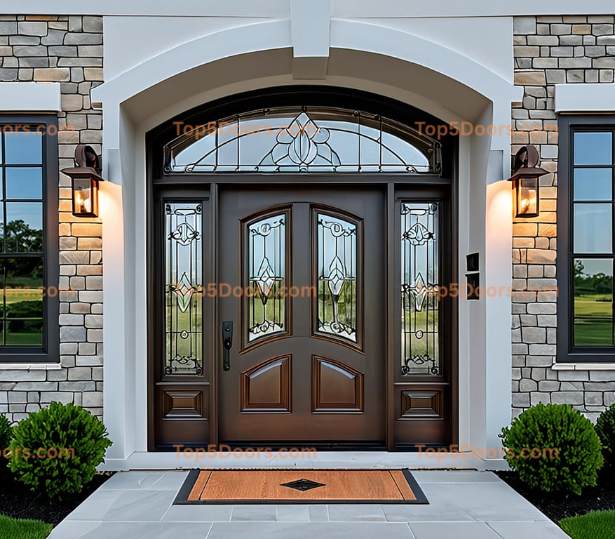 Ohio steel frame modern Door