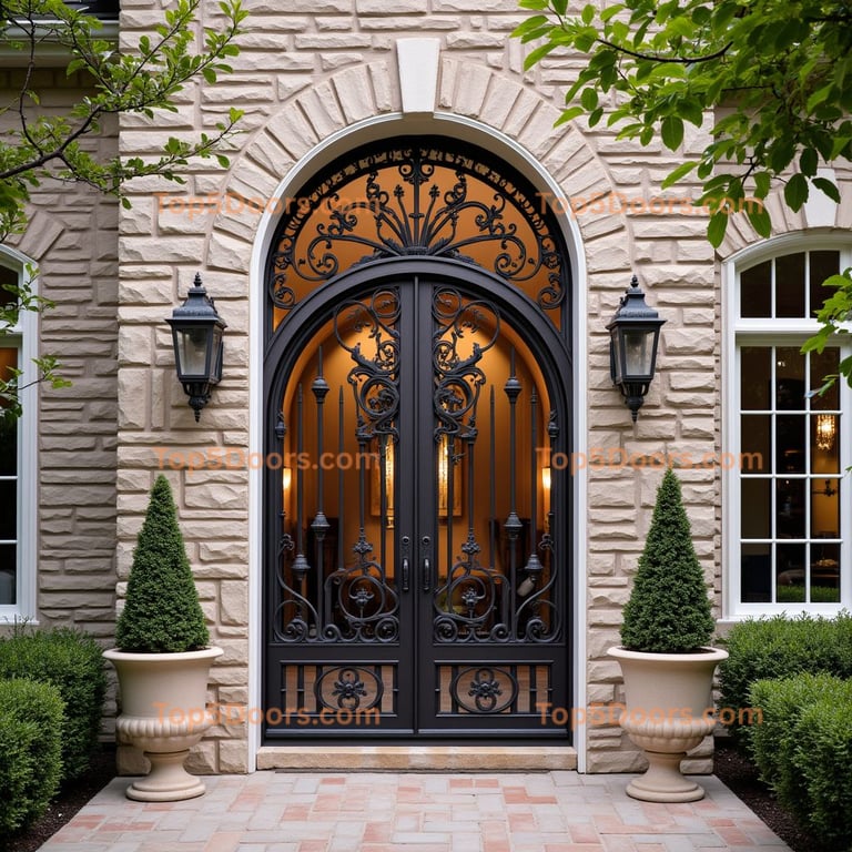 Ohio wine cellar door georgian Door