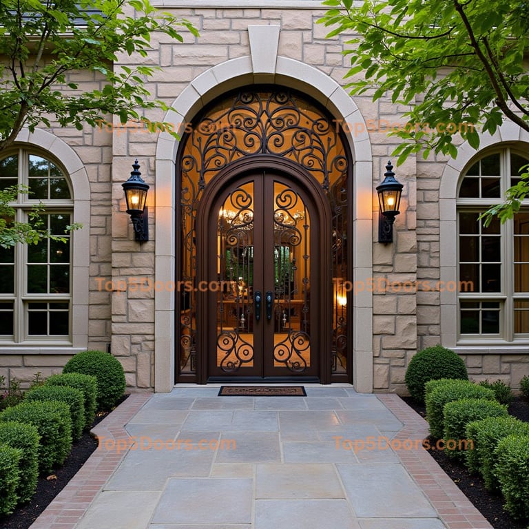 Ohio wine cellar door japanese zen Door