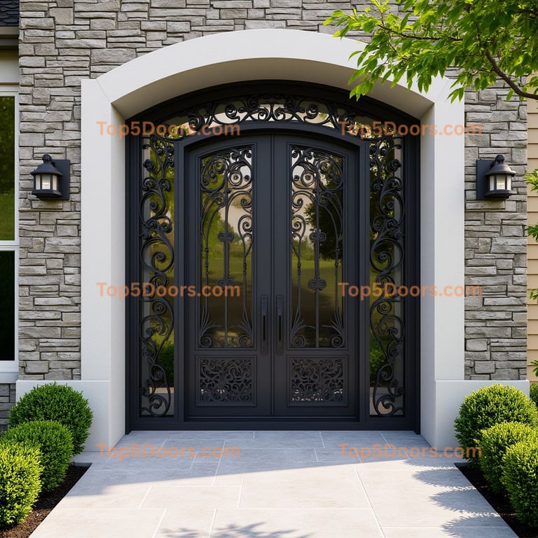 Ohio wine cellar door modern Door