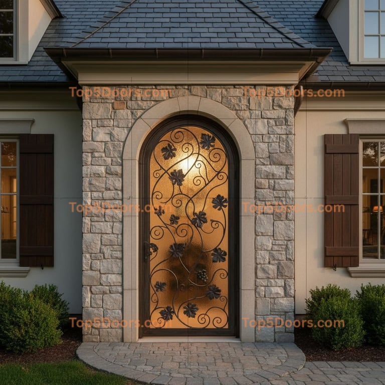 Ohio wine cellar door french provincial Door