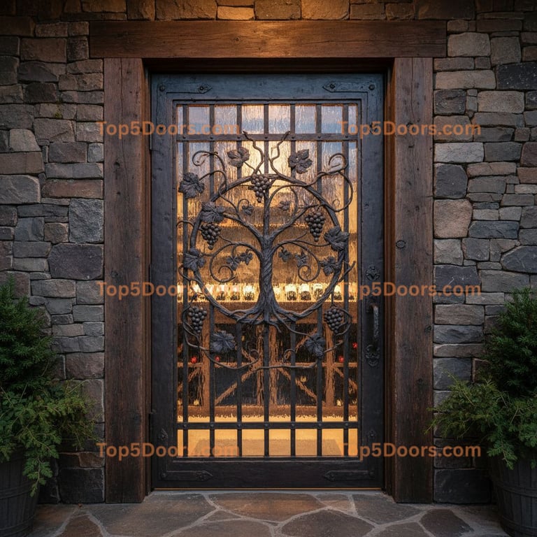 Ohio wine cellar door mountain lodge Door