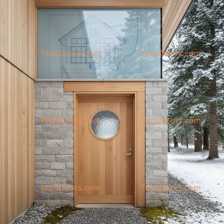 Ohio wine cellar door scandinavian Door