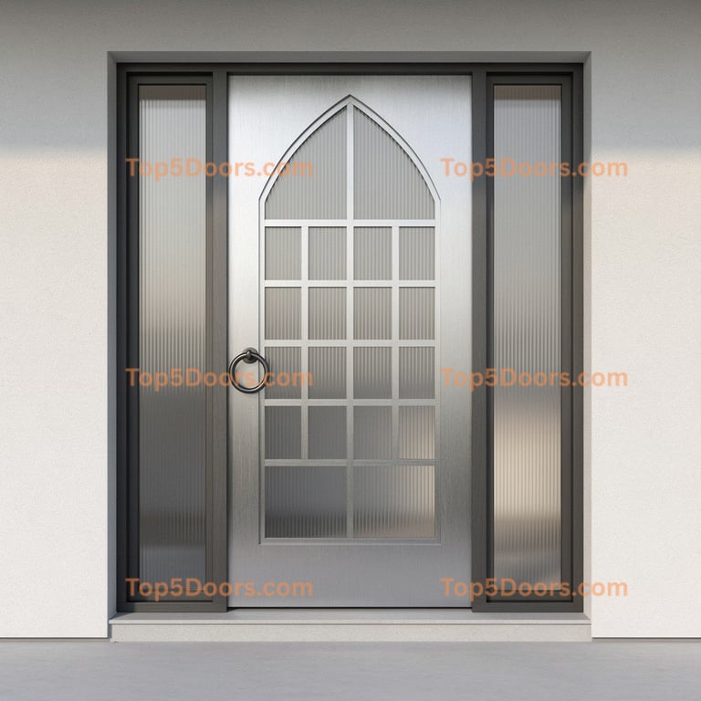 Ohio wrought iron single minimalist Door