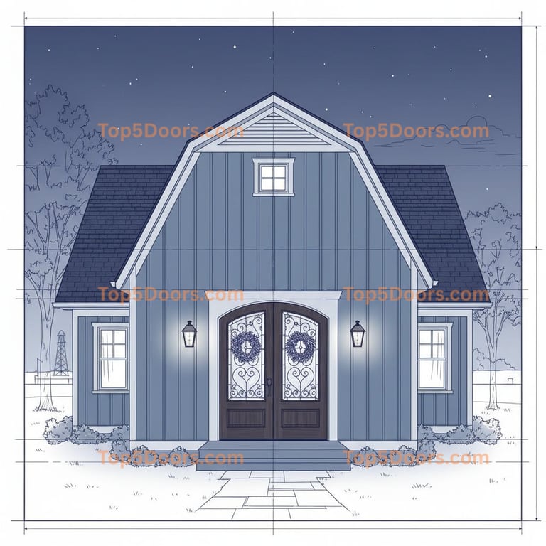 Oklahoma double cape cod Door