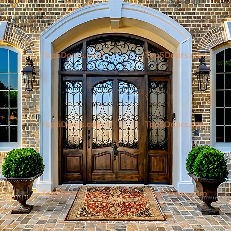 Oklahoma french door french country Door