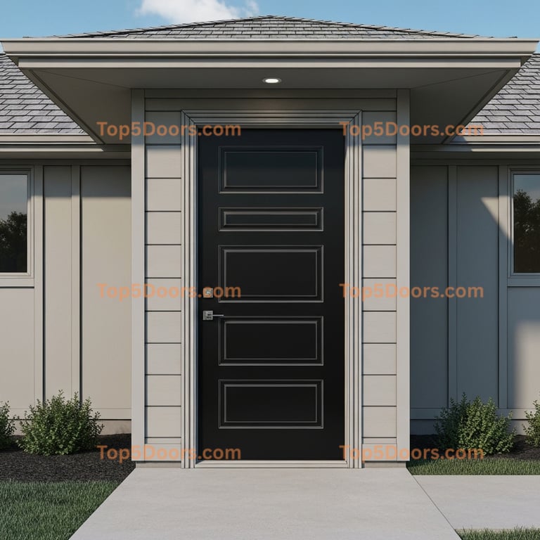 Oklahoma office door mid-century modern Door