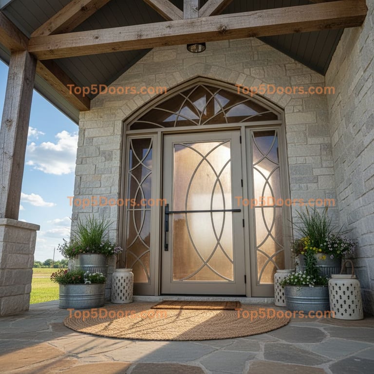 Oklahoma patio door modern farmhouse Door