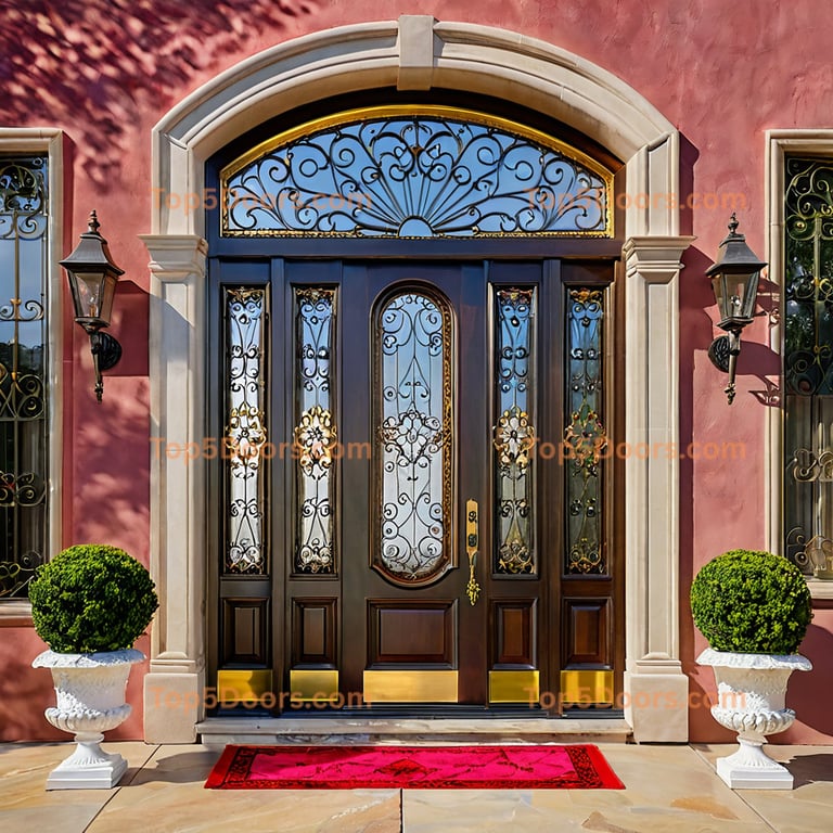 Oklahoma pivot traditional american Door