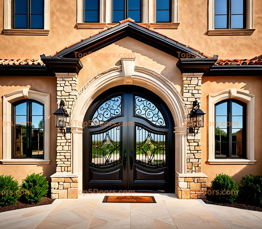 Oklahoma pivot tuscan Door