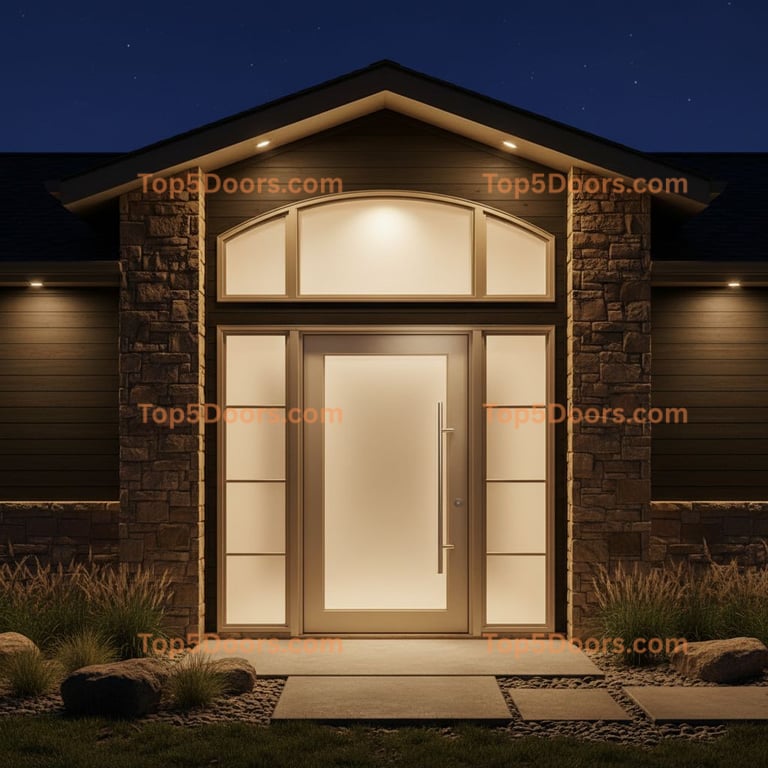 Oklahoma pivot modern Door