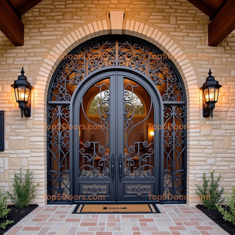 Oklahoma wine cellar door industrial Door