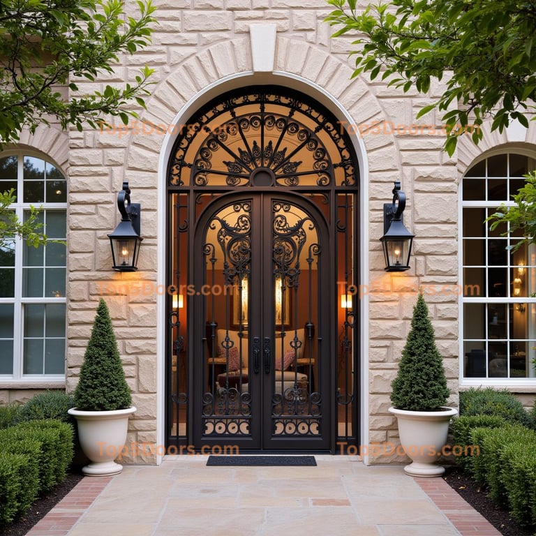 Oklahoma wine cellar door modern Door