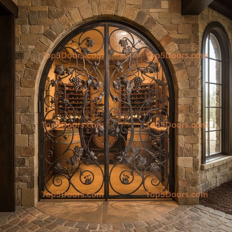 Oklahoma wine cellar door european classic Door