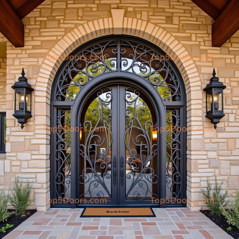 Oklahoma wine cellar door craftsman Door