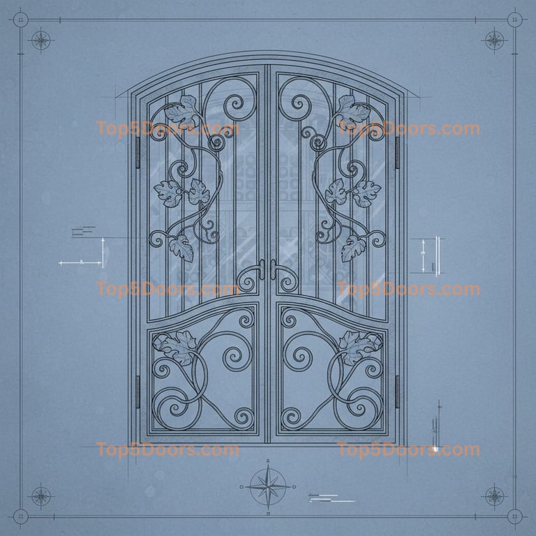 Oklahoma wine cellar door french country Door