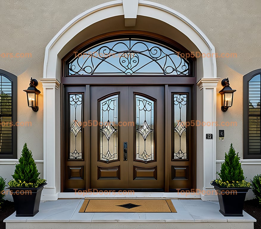 Oregon arched single european classic Door