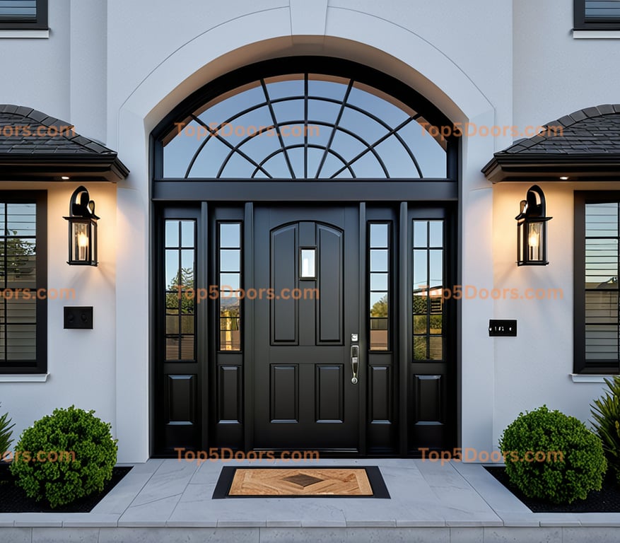 Oregon arched single industrial Door