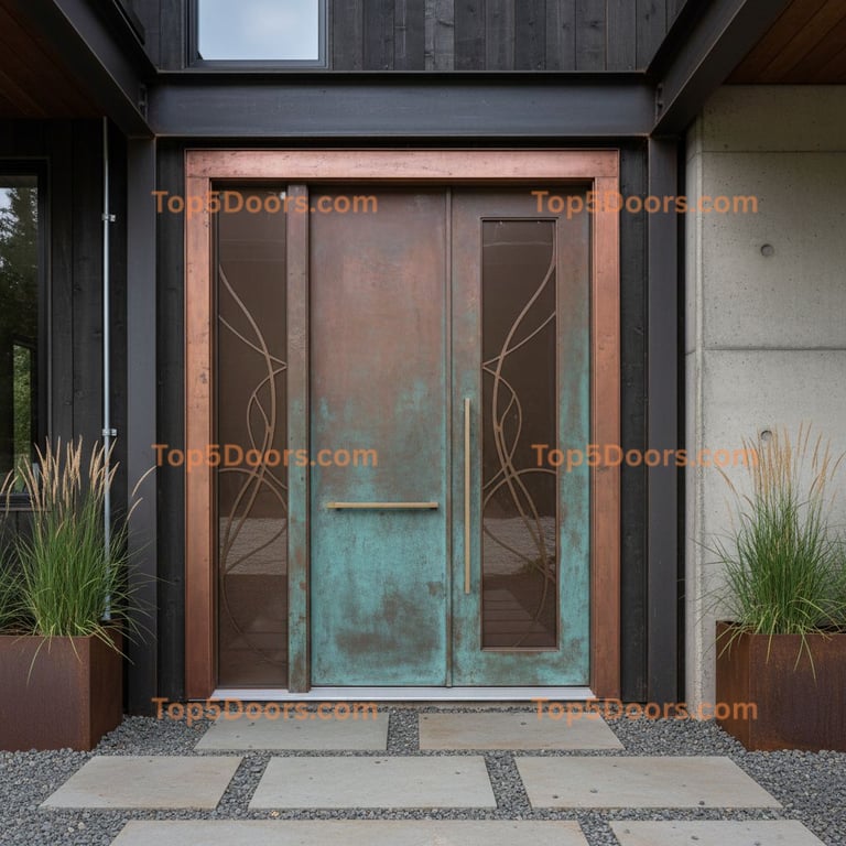 Oregon double minimalist Door
