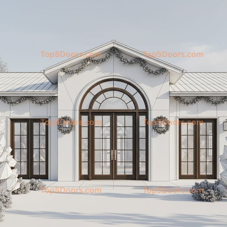 Oregon patio door spanish colonial Door