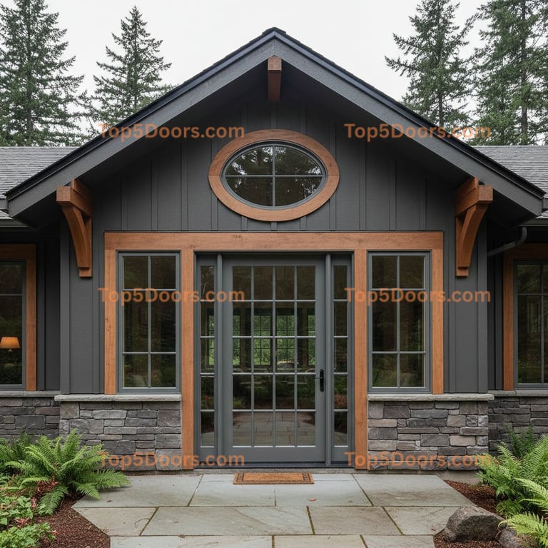 Oregon patio sliding door modern farmhouse Door