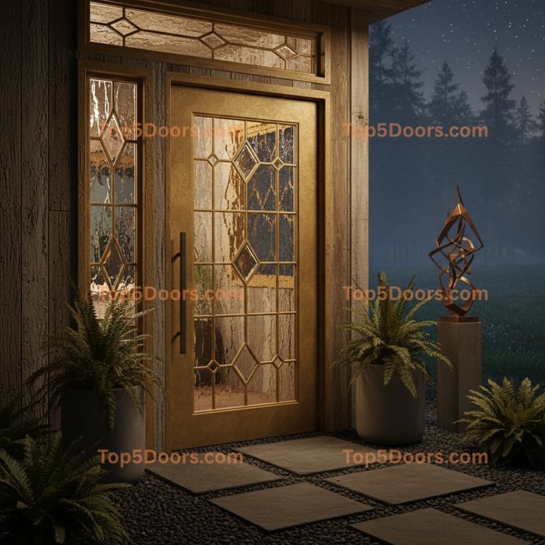 Oregon pivot craftsman Door
