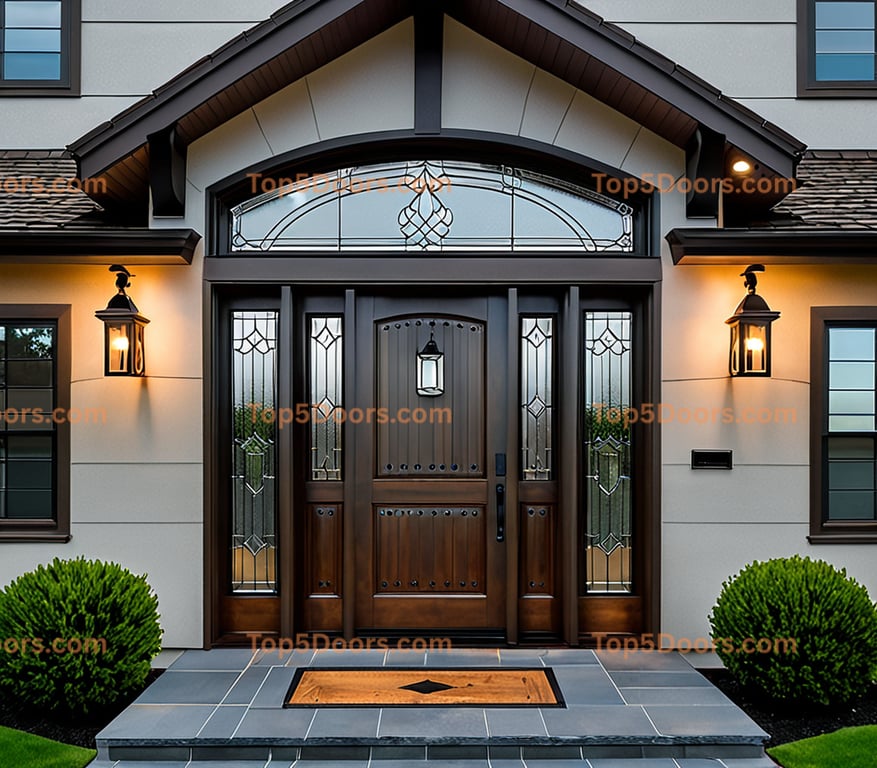 Oregon pivot traditional american Door