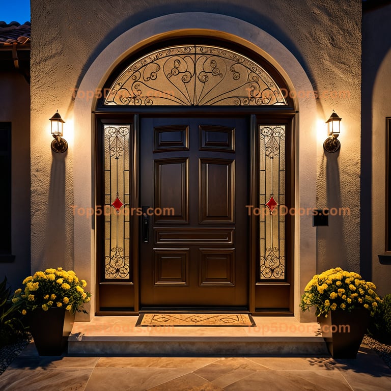 Oregon single mid-century modern Door