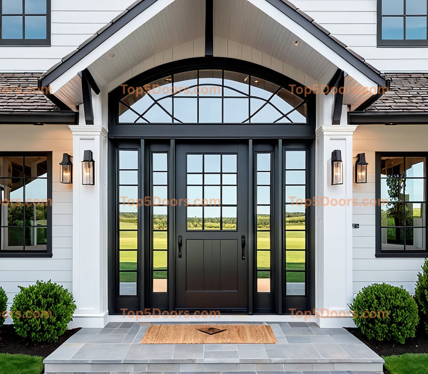 Oregon steel frame modern farmhouse Door