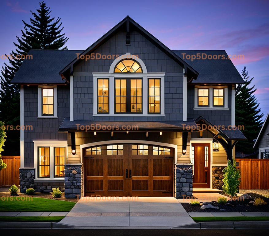 Oregon steel frame craftsman Door