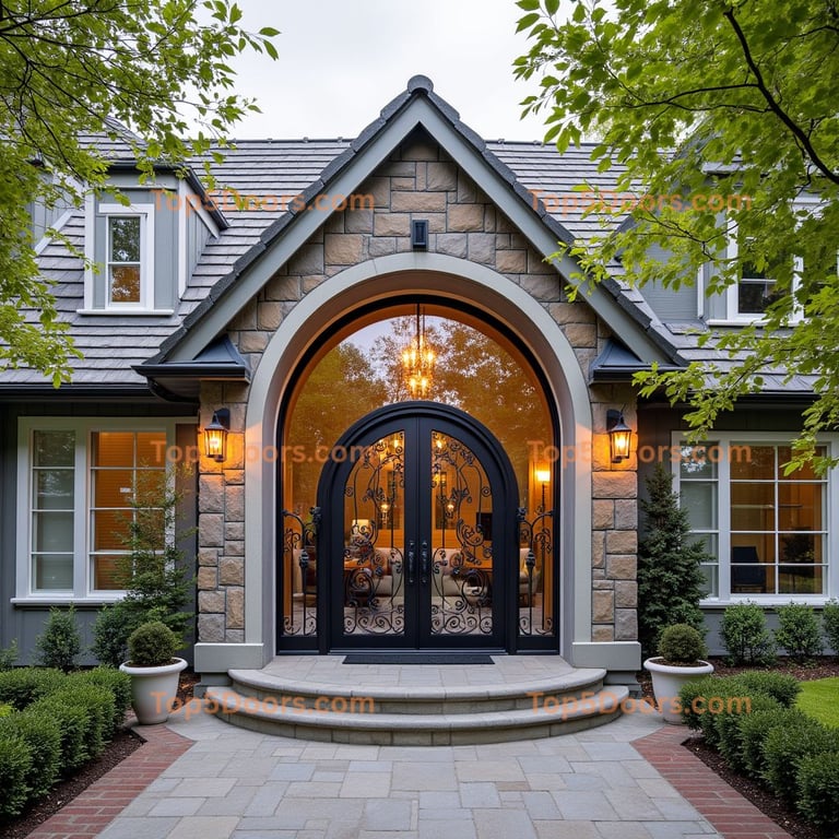 Oregon wine cellar door georgian Door