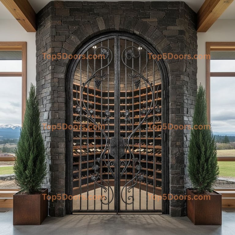 Oregon wine cellar door modern Door