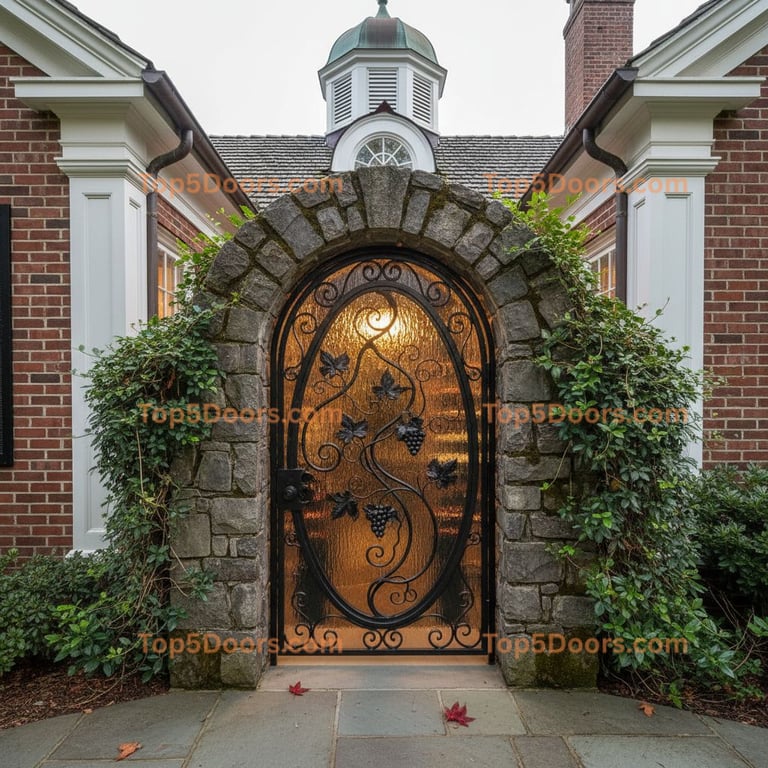 Oregon wine cellar door georgian Door