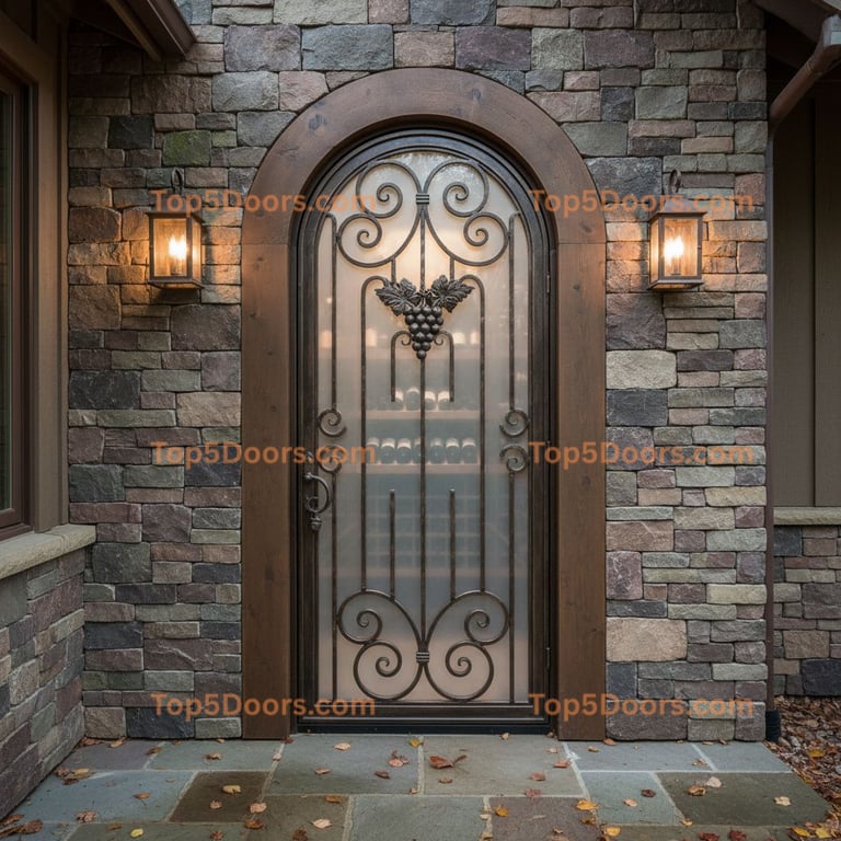 Oregon wine cellar door traditional american Door